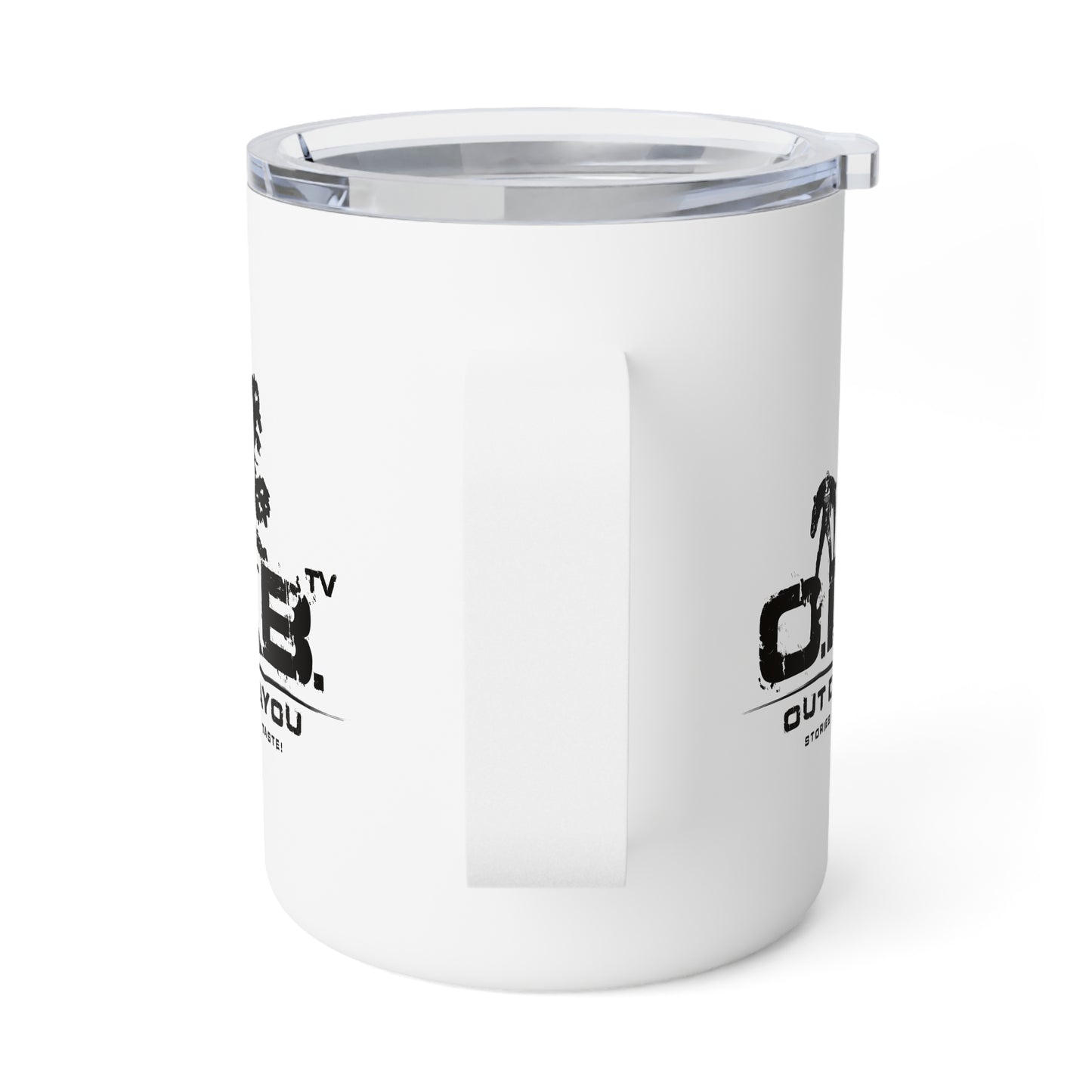 10oz Insulated Coffee Mug — Minimal Logo Travel Tumbler