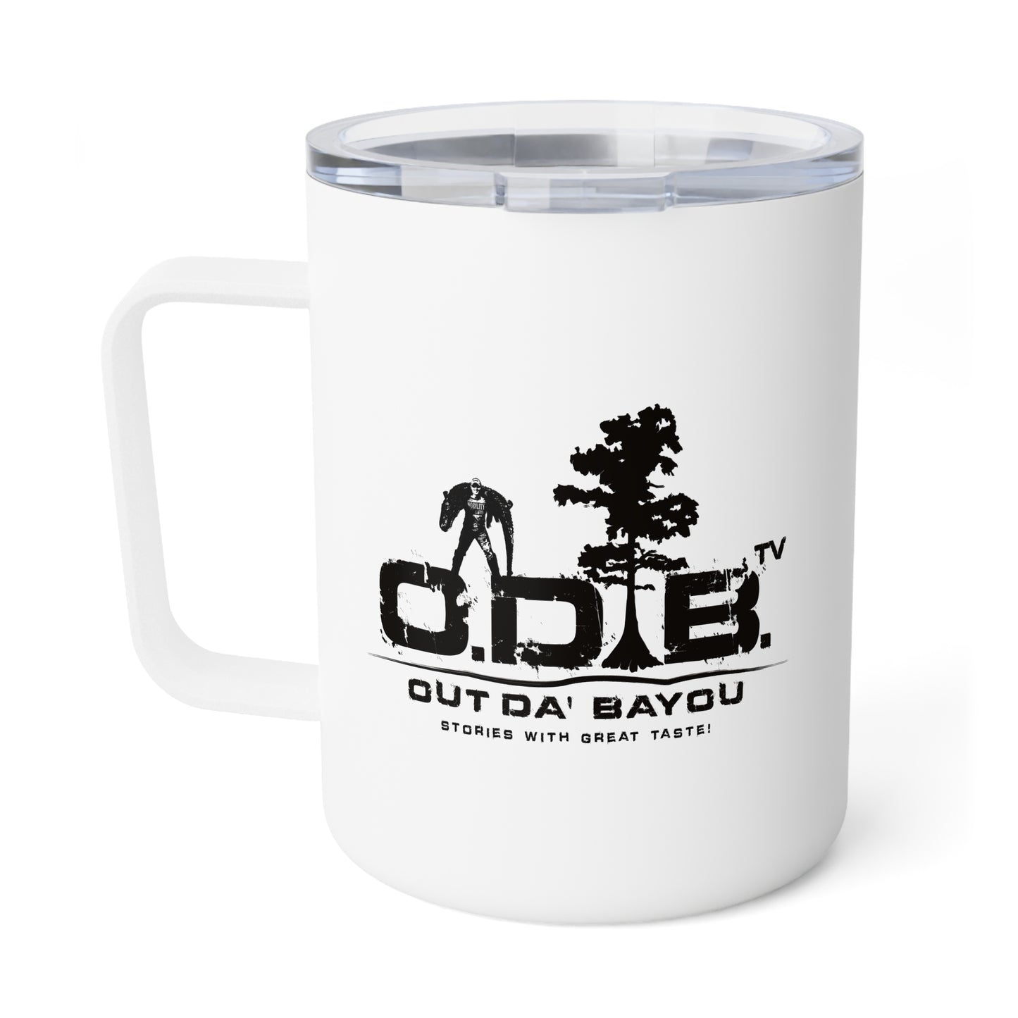 10oz Insulated Coffee Mug — Minimal Logo Travel Tumbler